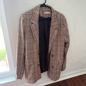 Plaid blazer
